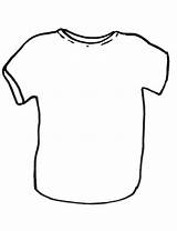 Shirt Coloring Tee Pages Blank Kids Tshirt Drawing Color Getcolorings Shirts Clipartmag sketch template