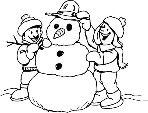 coloring pages christmas snowman  getcoloringscom  printable
