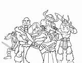 Viking Vikings Wikinger Tiger Bengal Personnages Ausmalbild Satisfying Randy Coloriages sketch template