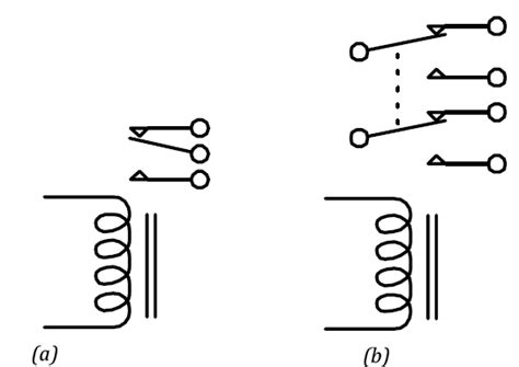 spdt relay circuit schematic   dpdt relay circuit  scientific diagram