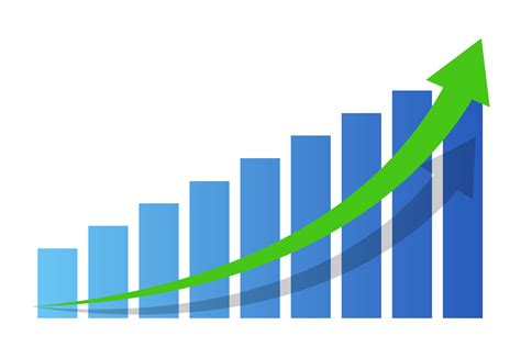 bar graph growth   arrow  png
