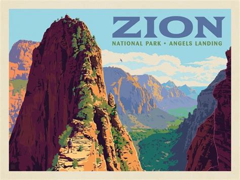 Zion National Park Ascent To Angels Landing Horizontal