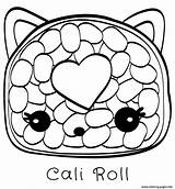 Coloring Roll Pages Cali Printable sketch template