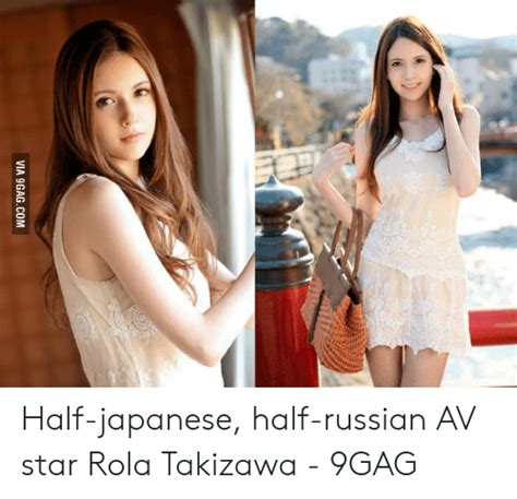 via 9gagcom half japanese half russian av star rola takizawa 9gag