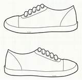 Shoe Chaussures Drawing Pete Colouring Colorier Outline Sapatos Schuhe Squish Svg Artigianato Scarpe Applique Papiers Calzatura Prescolare Modelli Scolastici Progetti sketch template