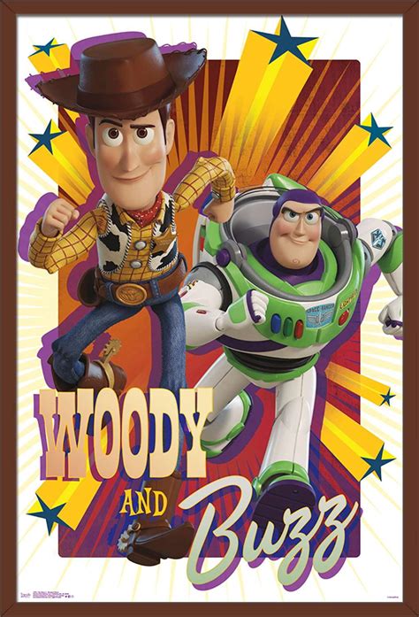 disney pixar toy story  woody  buzz poster walmartcom walmartcom