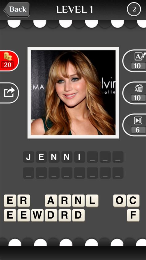 Celebrity Guess Guessing The Celebrities Quiz Games Cool New Puzzle