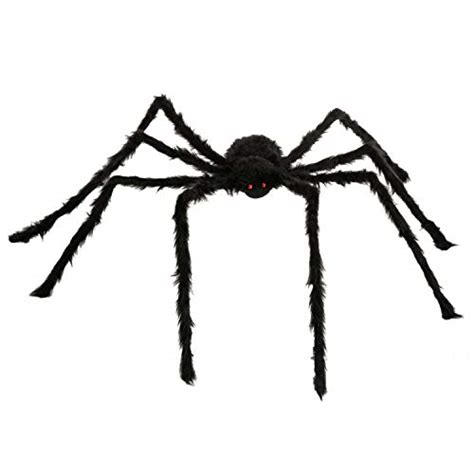 63” Halloween Realistic Hairy Spiders 3 Pack Large Halloween Spider