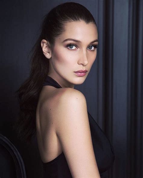 fashion model bella hadid is the new face and ambassador for dior makeup
