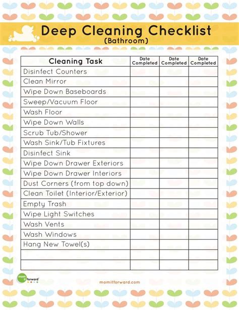 images  restroom cleaning checklist printable  printable