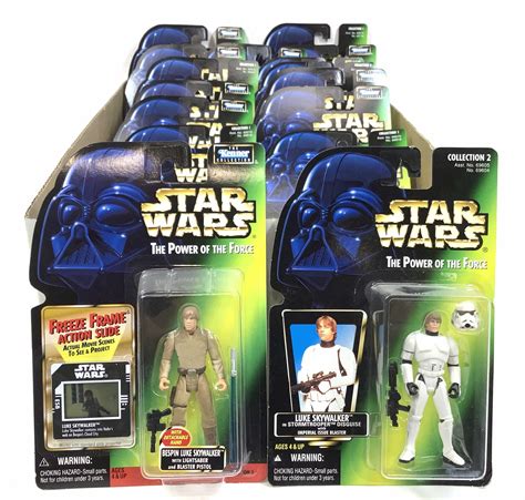 lot pc carded kenner star wars action figures