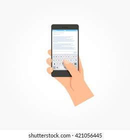 phone mail message app stock vector royalty   shutterstock