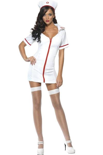 Costume White Sexy Nurse Xs Fever Costumi Da Infermiera