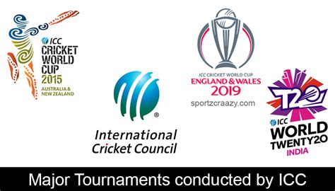 major tournaments conducted  icc sportzcraazy