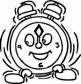 Coloring Pages Clock Alarm Morning Ringing Para Color Machine Reloj Colorear Happy Relojes Dibujos Kids Intervals Minute Printable Ironing Supercoloring sketch template