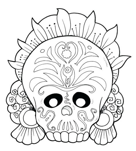 de los muertos skeleton coloring pages  getcoloringscom