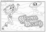 Monster High Coloring Clawdeen Beach Hq Wallpapers Pages Kids sketch template