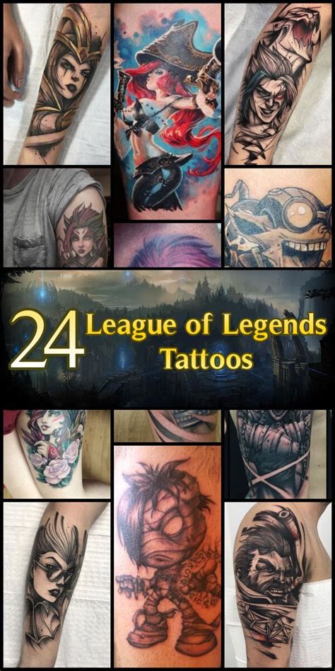 league  legends tattoos  body   canvas tattoos tattoodesigns tattooideas