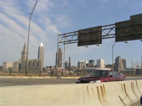 Cleveland Oh Skyline From The Interstate Photo Picture Image Ohio