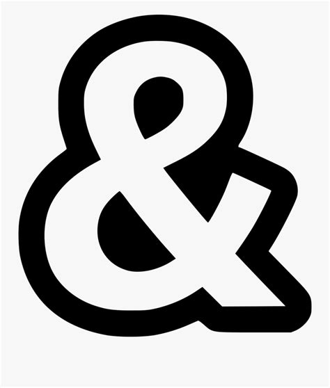 ampersand symbol png ampersand png  transparent clipart