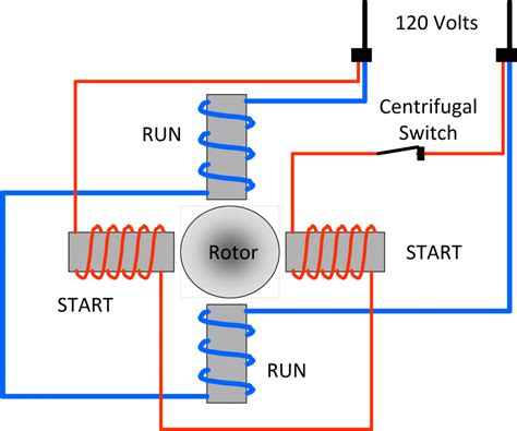 single phase motor connection diagram wiring diagram