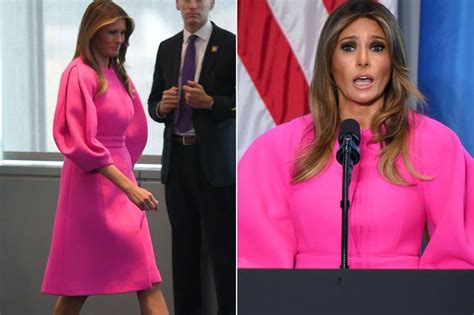 Melania Trump Mocked Over Marshmallow Pink Dress While