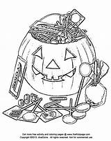 Coloring Candy Pages Halloween Printable Kids Smarties Pitchers Color Bucket Template Coloringhome Popular sketch template
