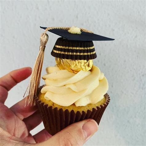 graduation cupcakes   crisp bakes blooms