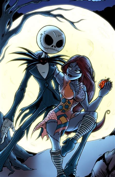 Jack And Sally In The Night By Therealjoshlyman On