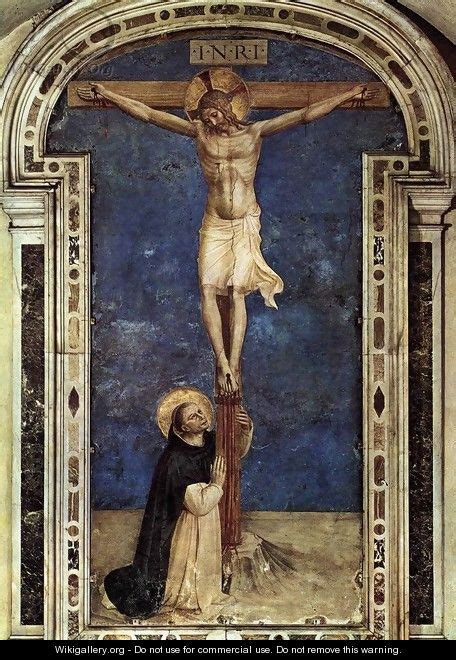 saint dominic adoring  crucifixion giotto  bondone wikigalleryorg  largest gallery