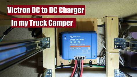 install  victron orion tr smart    dc  dc charger truck camper upgrades youtube