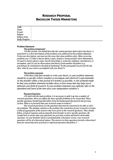 choose   research proposal templates examples
