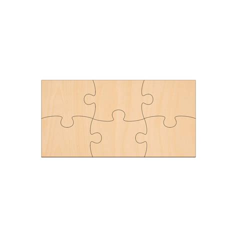 piece jigsaw wooden shapes cm  cm wood craft shapes