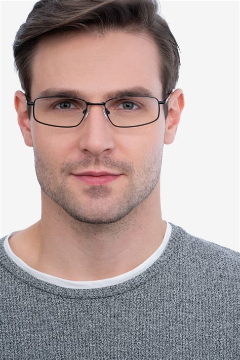 destined rectangle black glasses for men eyebuydirect