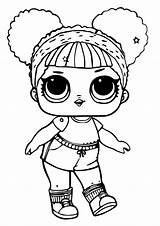 Lol Coloring Printable Pages Doll Kids Dolls Scribblefun Print Cute Sheets Birthday Surprise Drawing sketch template