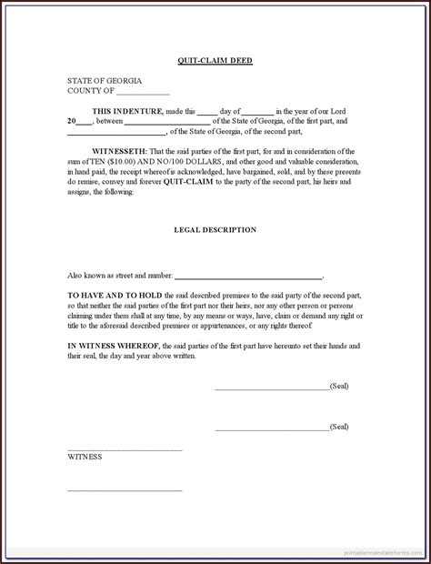 quit claim deed form jackson county missouri form resume examples