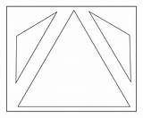 Pages Triangle Coloring Printable Print sketch template