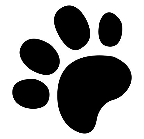 vector paw print clipart