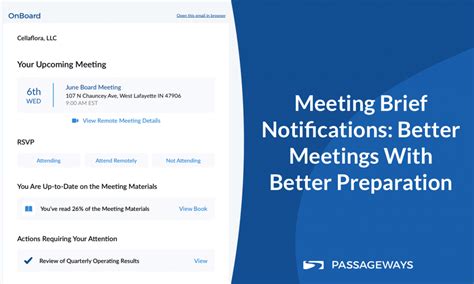 meeting  notifications  meetings   preparation