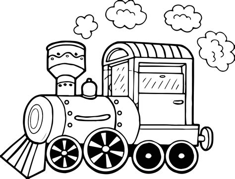 steam train coloring pages  getcoloringscom  printable