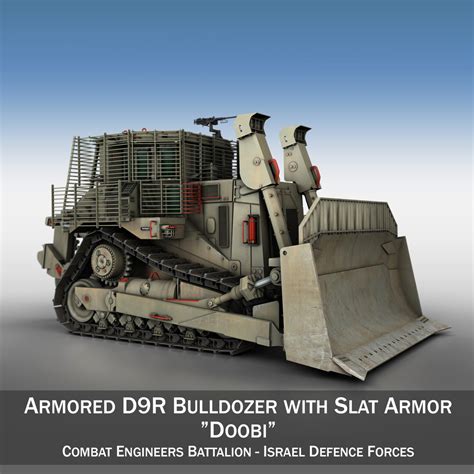 israeli armored dr bulldozer idf  model flatpyramid