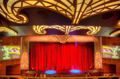 disney dream chandelier  walt disney theater matthew paulson photography