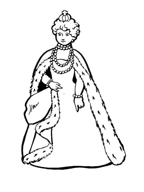 queen coloring pages  printable queen coloring pages