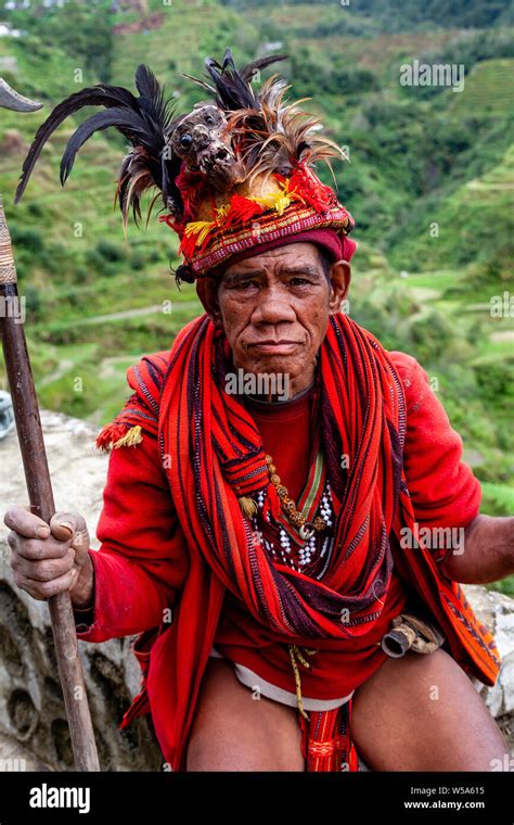 A Portrait Of An Ifugao Tribal Man Banaue Luzon The Philippines