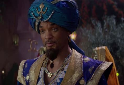 Aladdin 2019 New Footage Of Will Smiths Singing Genie Divides Critics
