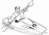 Coloring Canoe Man Action Riding His Pages Click Designlooter 567px 95kb sketch template