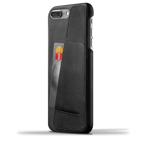 leather wallet case  iphone   black