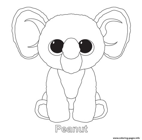 beanie boos coloring pages coloring home