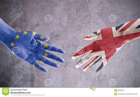 brexit deal handshake stock photo image  european