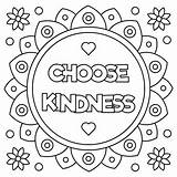 Kindness Coloring Kind Pages Clipart Random Choose Vector Showing Activities Quotes Printable Illustration Sheets Color Acts Print Book Getcolorings Stock sketch template